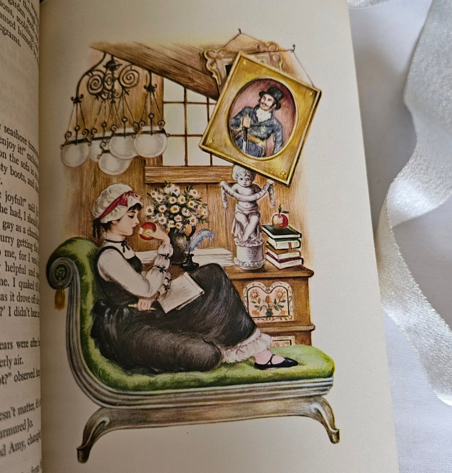 1955 Louisa May Alcott Vintage Book Set / Five Charming Illustrated Volumes / Nelson Doubleday / In Good Condition / Little Women etc.