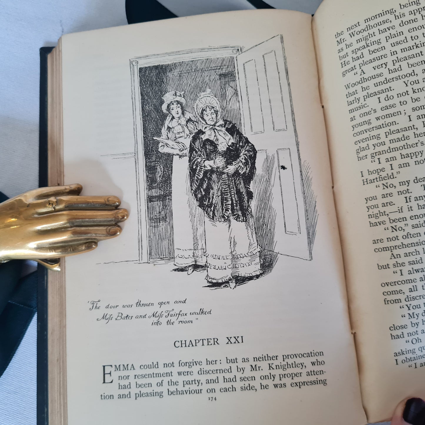1898 Emma by Jane Austen / 1st Edition Thus / Highly Sought After Decorative Antique Edition / Illustrated by Hammond / Very Good Condition