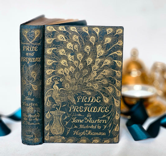 1894 Pride & Prejudice by Jane Austen / 1st Peacock Ed / George Allen, London / REBACKED - Very Good Condition / Illustrated by Hugh Thomson