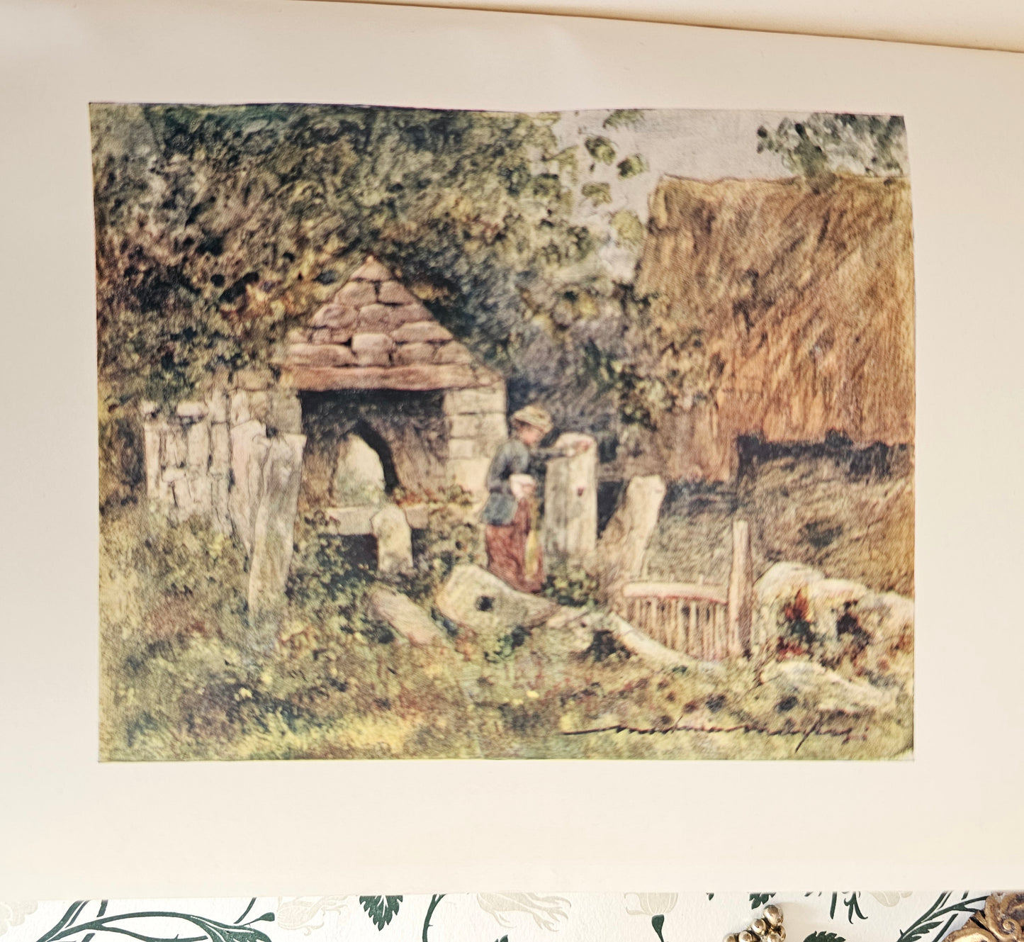 1912 Brittany by Mortimer Menpes / A&C Black, London / 75 Super Colour Plates / Lovely Decorative Binding / Good Condition / Antique Book