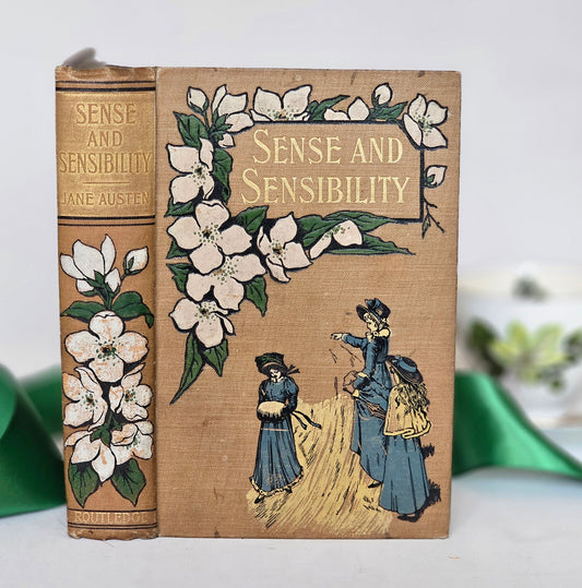 1904 Sense and Sensibility by Jane Austen / George Routledge & Sons, London / SCARCE / Beautiful Decorative Binding / In Very Good Condition