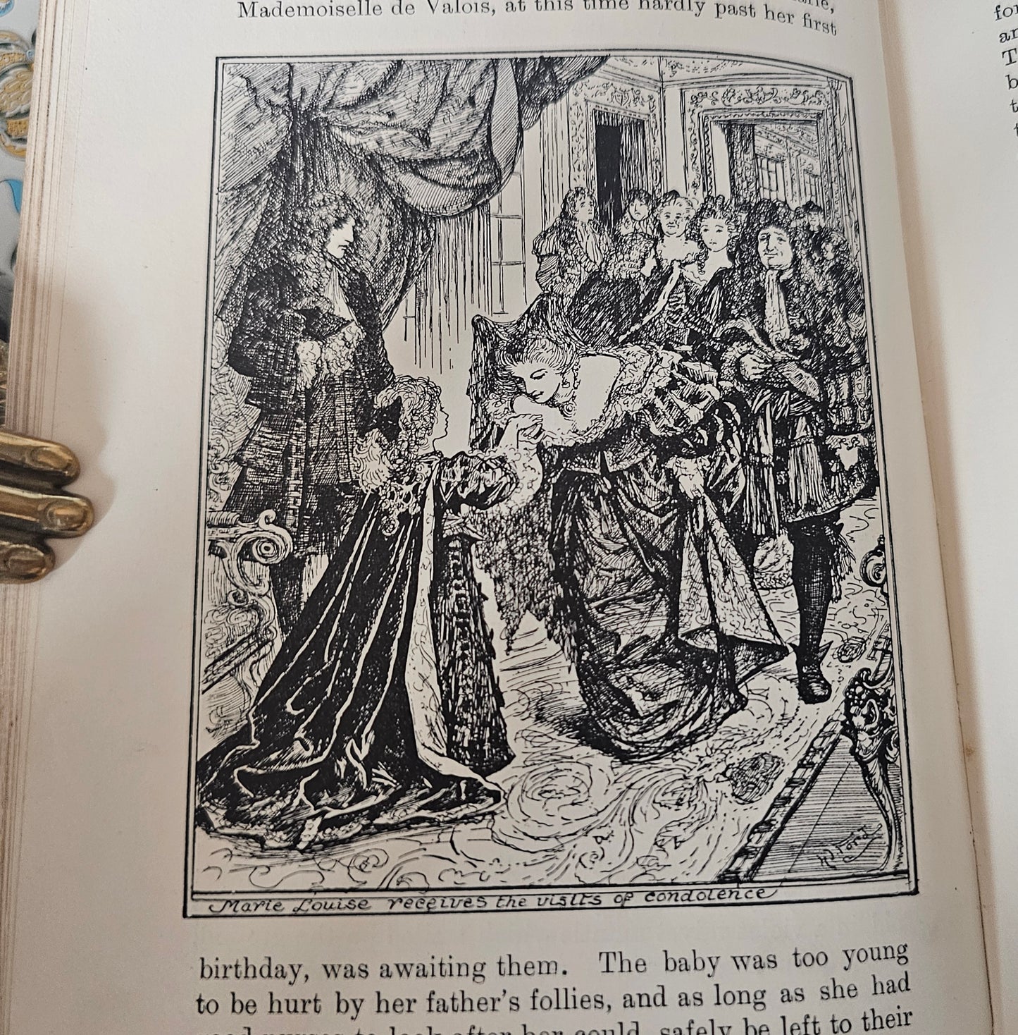 1908 The Book of Princes and Princesses by Mrs Lang / First Edition, Longmans Green & Co., London / Beautifully Illustrated Antique Book