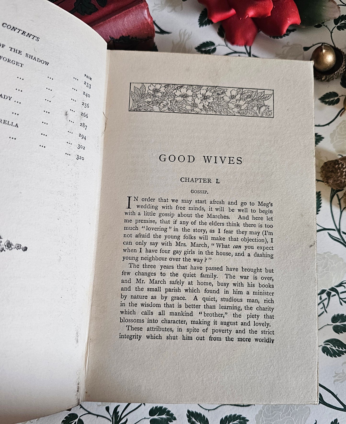 c1904 Matching Set of Little Women and Good Wives by Louisa May Alcott / Excellent Condition / Illustrated / Decorative Boards / Ward, Lock