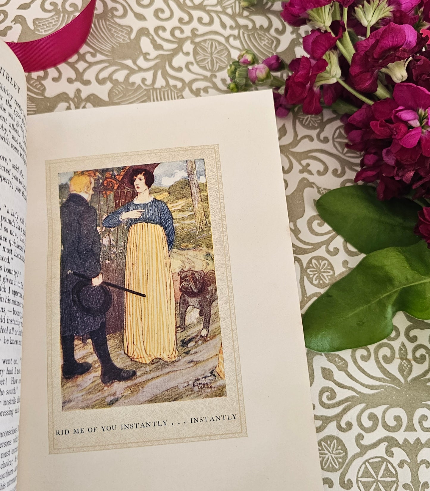 1922 Shirley by Charlotte Bronte / JM Dent & Sons, London / 12 Delightful Colour Illustrations by Edmund Dulac / In Excellent Condition