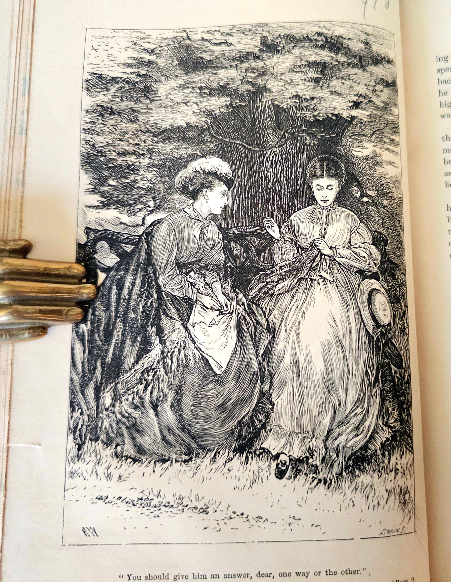 1870 FIRST EDITION The Vicar of Bullhampton by Anthony Trollope / Bradbury Evans & Co., London / Leather Binding / Richly Illustrated