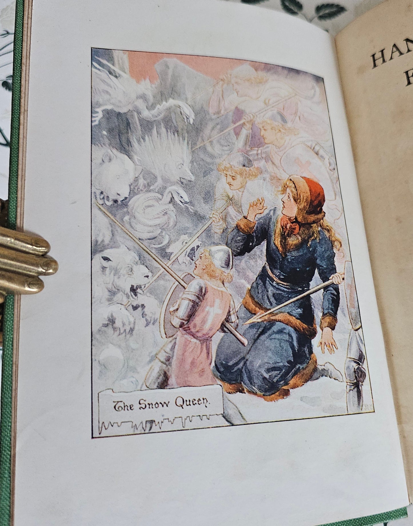 c1900 Hans Andersen's Fairy Tales / Beautiful Art Nouveau Edition / James Nisbet & Co., London / Four Colour Plates / In Good Condition