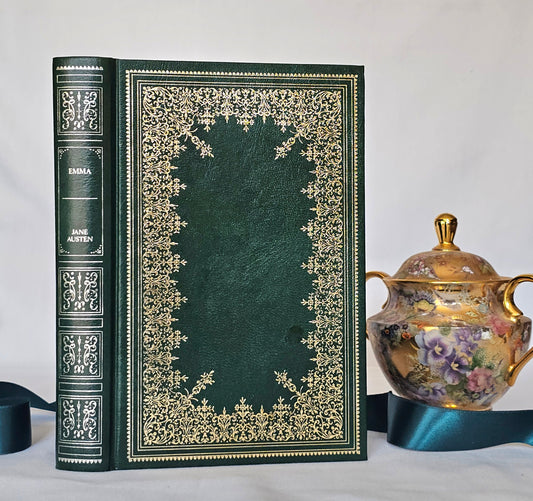 1980 Emma by Jane Austen / Guild Publishing, London / Excellent Condition / Green Faux Leather and Gilt / Vintage Austen Book