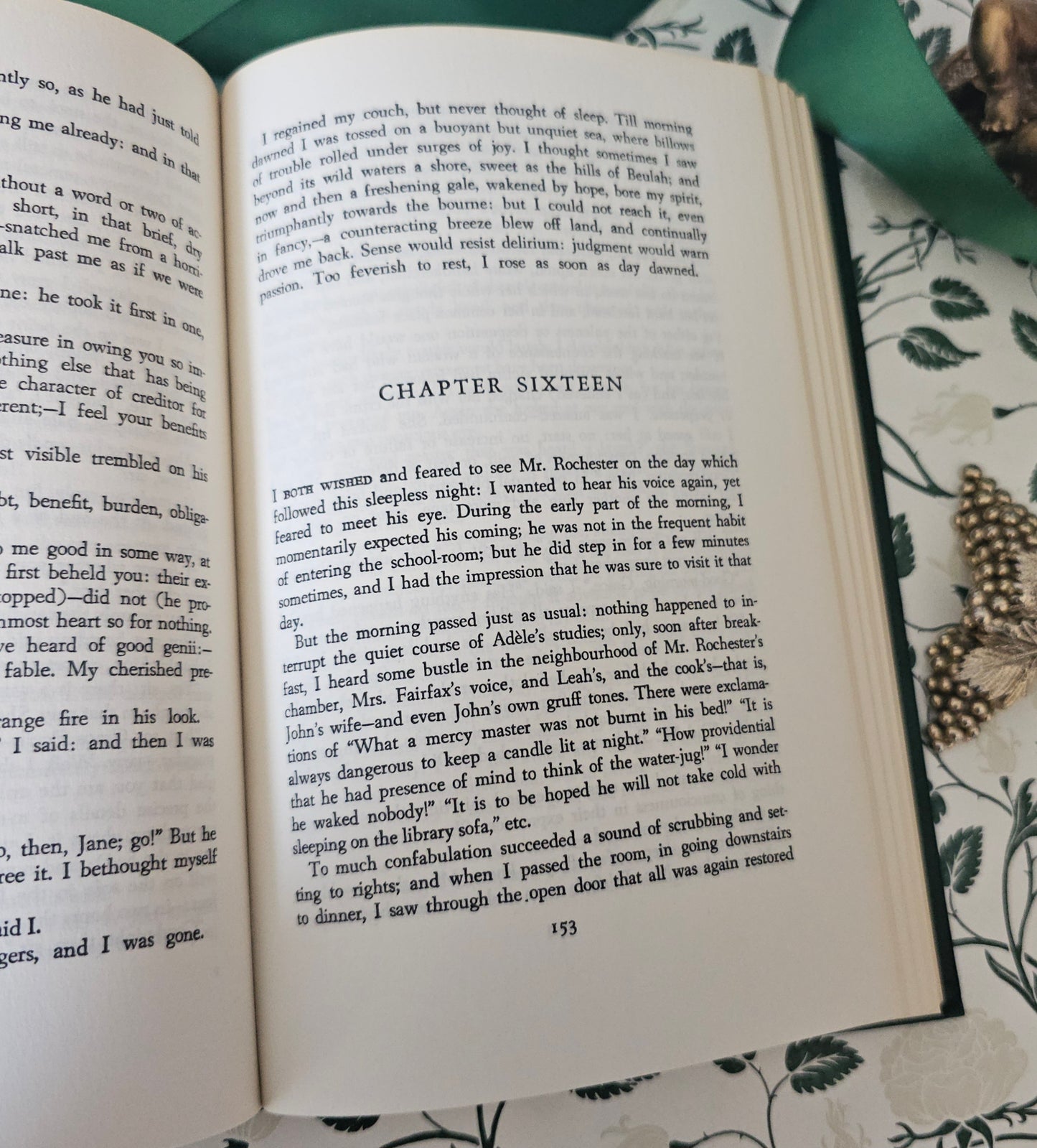 1978 Jane Eyre by Charlotte Bronte / Guild Publishing, London / Excellent Condition / Green Faux Leather and Gilt / Vintage Bronte Book