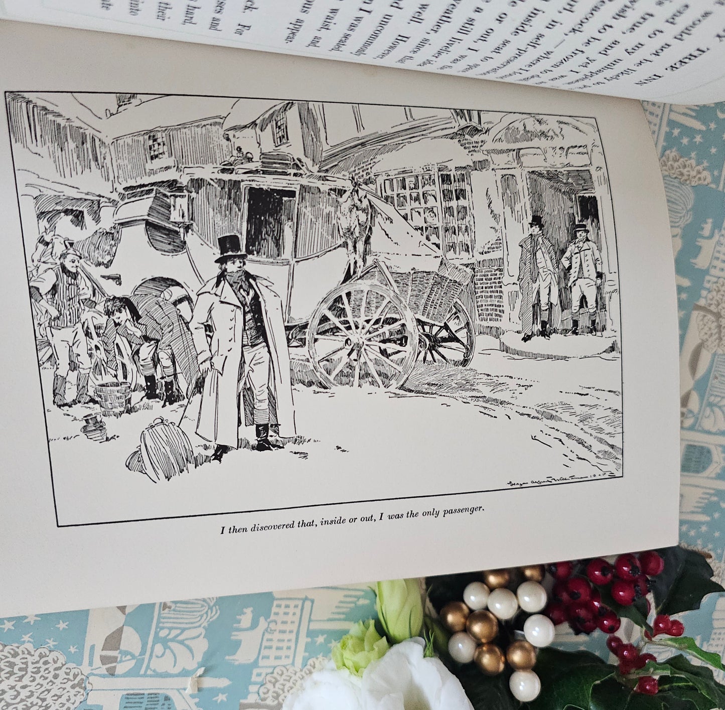 1908 The Holly Tree Inn and A Christmas Tree by Charles Dickens / Cassell & Company Ltd, London / Ten Illustrations / In Excellent Condition