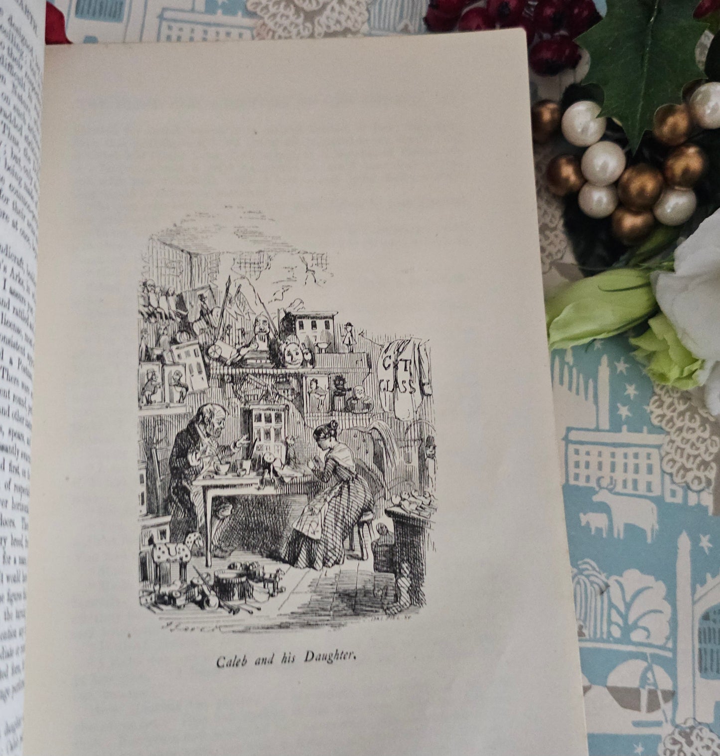 1903 Christmas Books Including A Christmas Carol by Charles Dickens / Chapman & Hall, London / Lovely Antique Book / Plus Hard Times