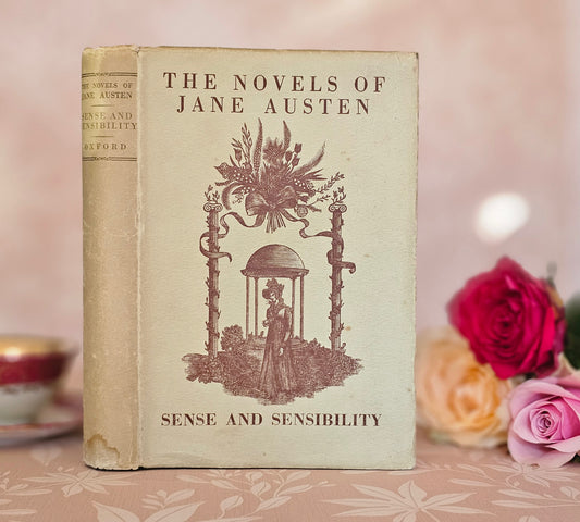 1943 Sense and Sensibility - Illustrated and Comprehensive - Vintage Jane Austen Book
