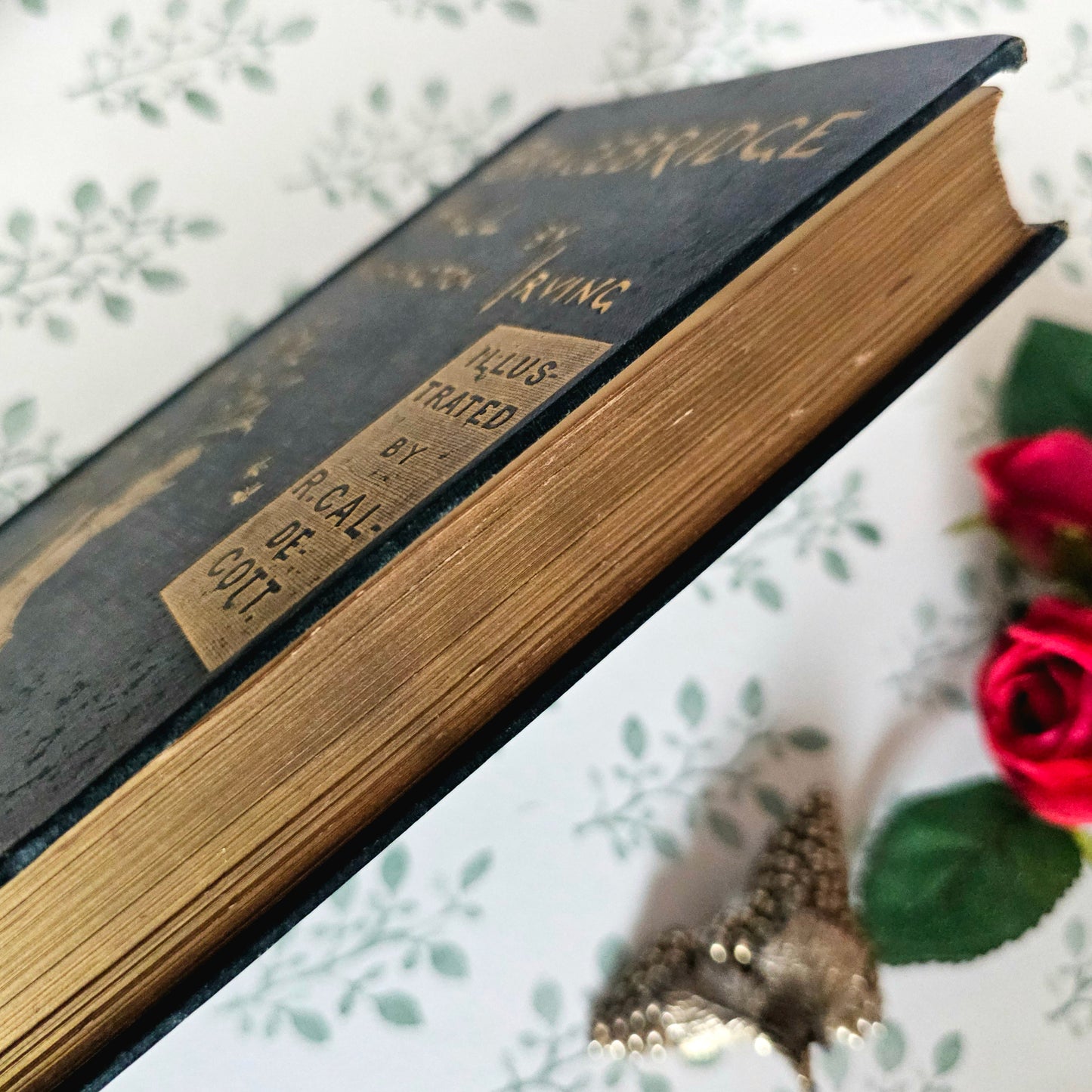 1882 Bracebridge Hall by Washington Irving: Illustrated Antique Edition