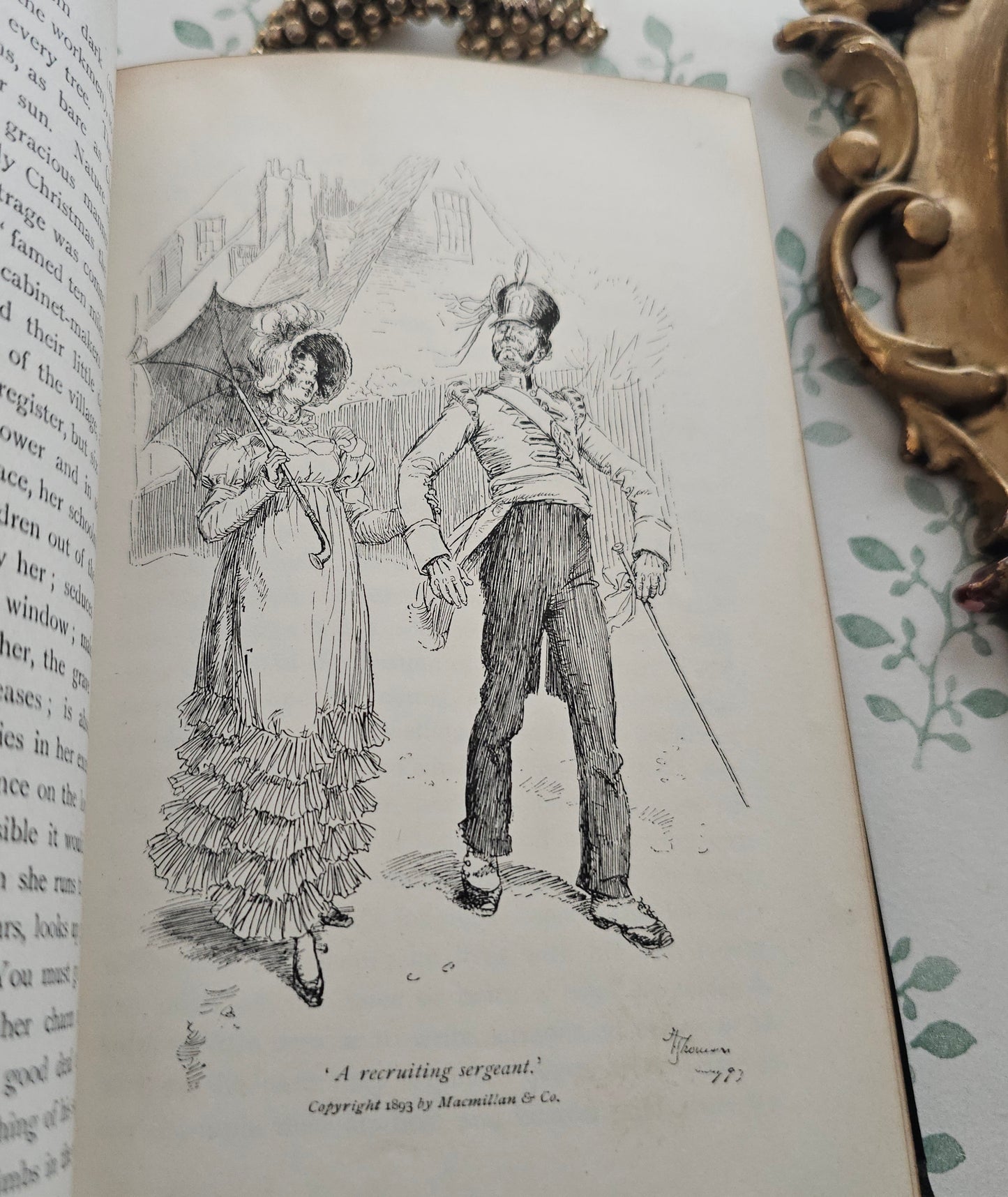 1893 Our Village by Miss Mitford: Illustrated Antique Edition