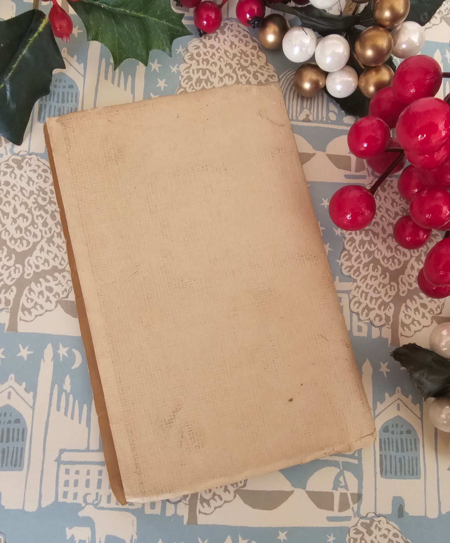 1908 Christmas Day by Washington Irving - Antique Illustrated Pocket-Sized Book