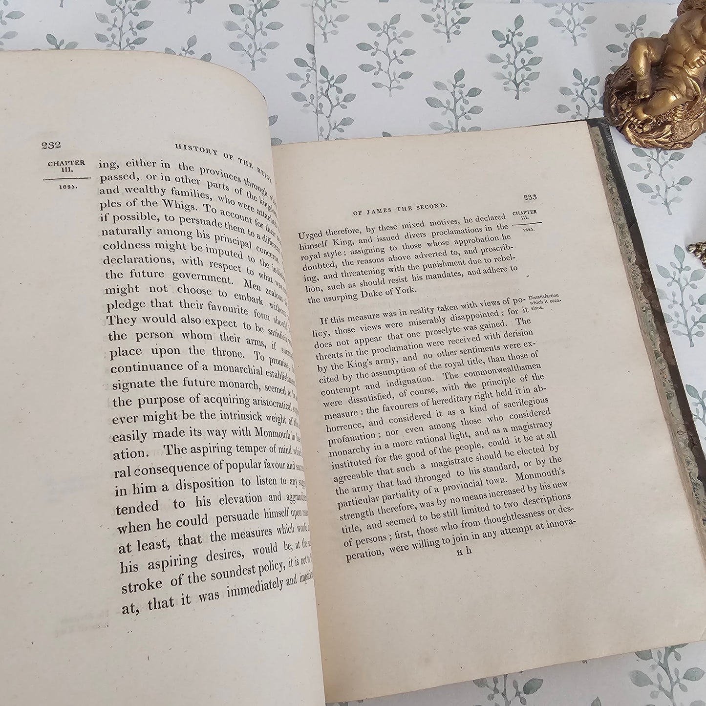 1808 History of James the Second by Charles James Fox - Antique History Book