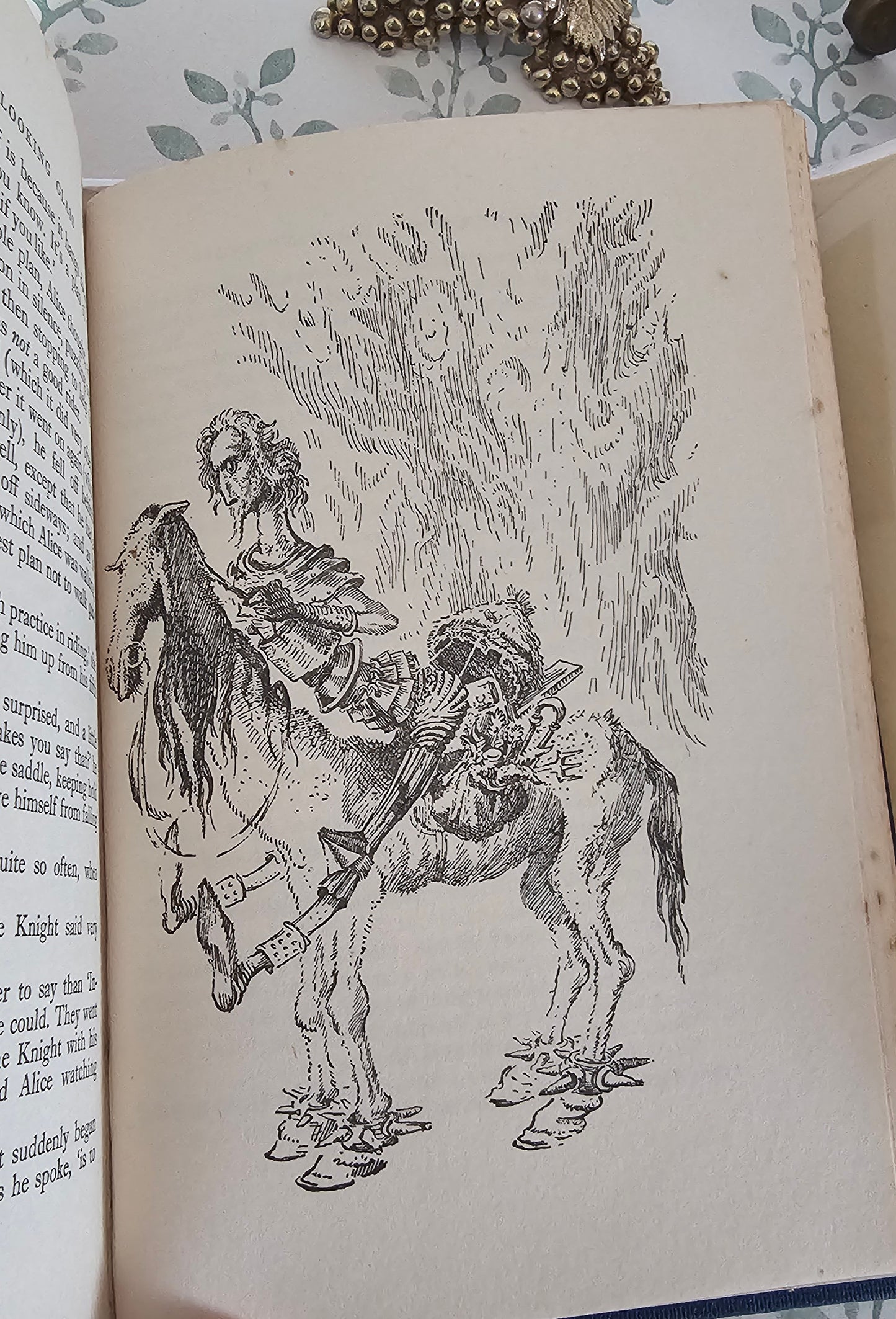 1954 FIRST EDITION Alice's Adventures in Wonderland plus Through the Looking-Glass by Lewis Carroll - Illustrated by Mervyn Peake