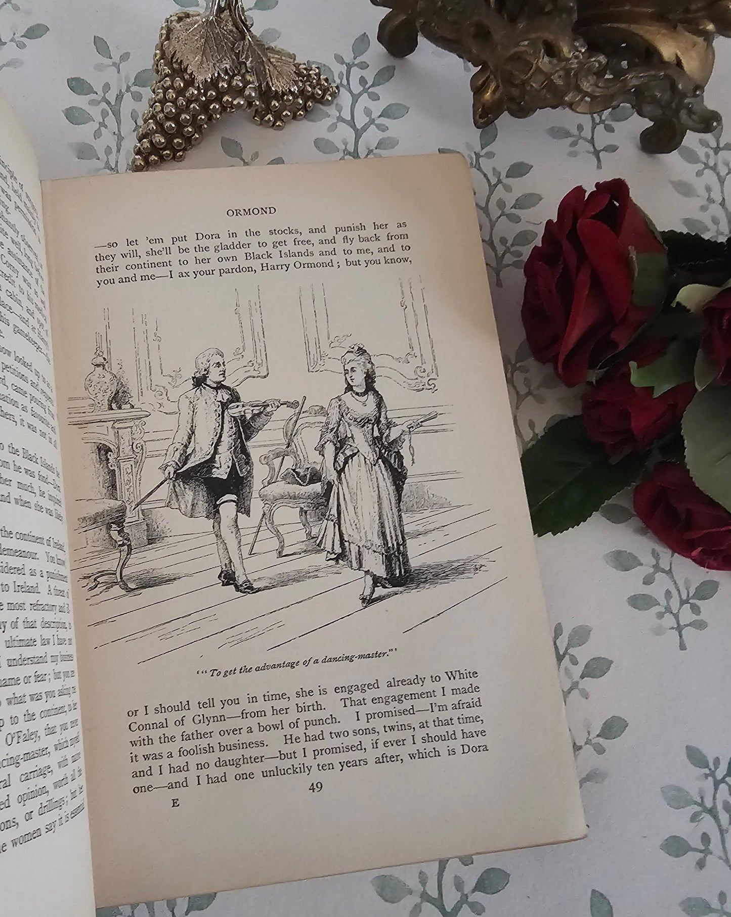 1897 "Ormond - A Tale" by Maria Edgeworth: Antique Turbayne Covers, Illustrated