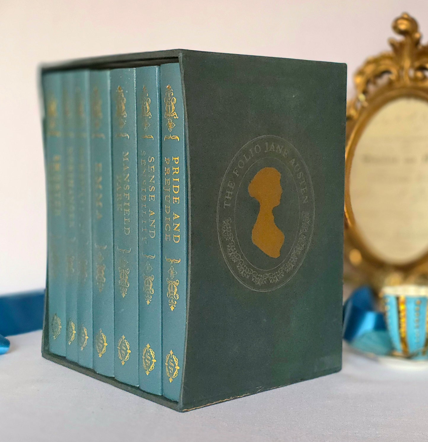 1996 Complete Works of Jane Austen - Scarce Limited Edition Blue Leather