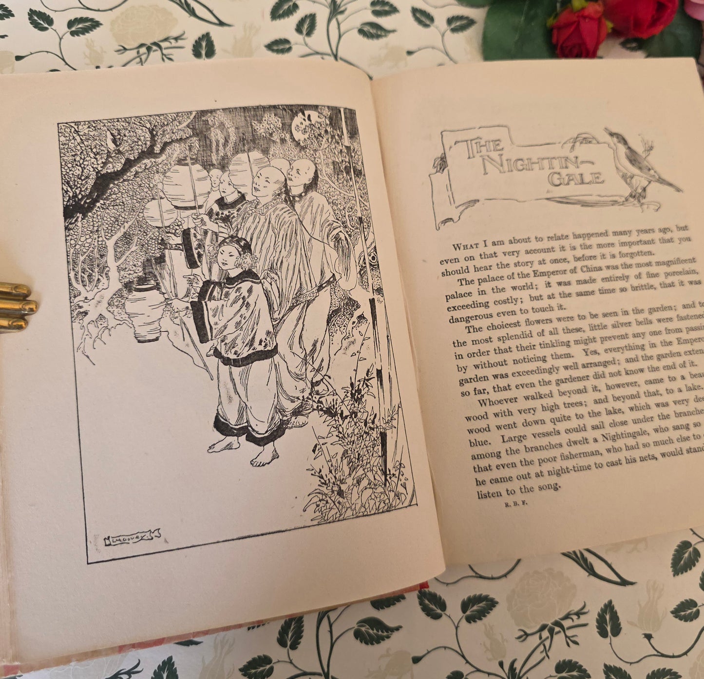 c1912 The Rose Book of the Fairies - Illustrated Antique Book