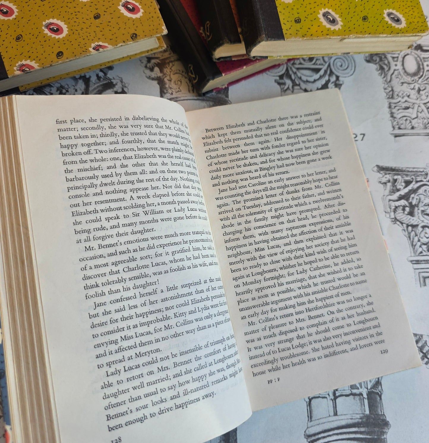 1940s Vintage Set of Jane Austen's Novels / In Very Good Condition