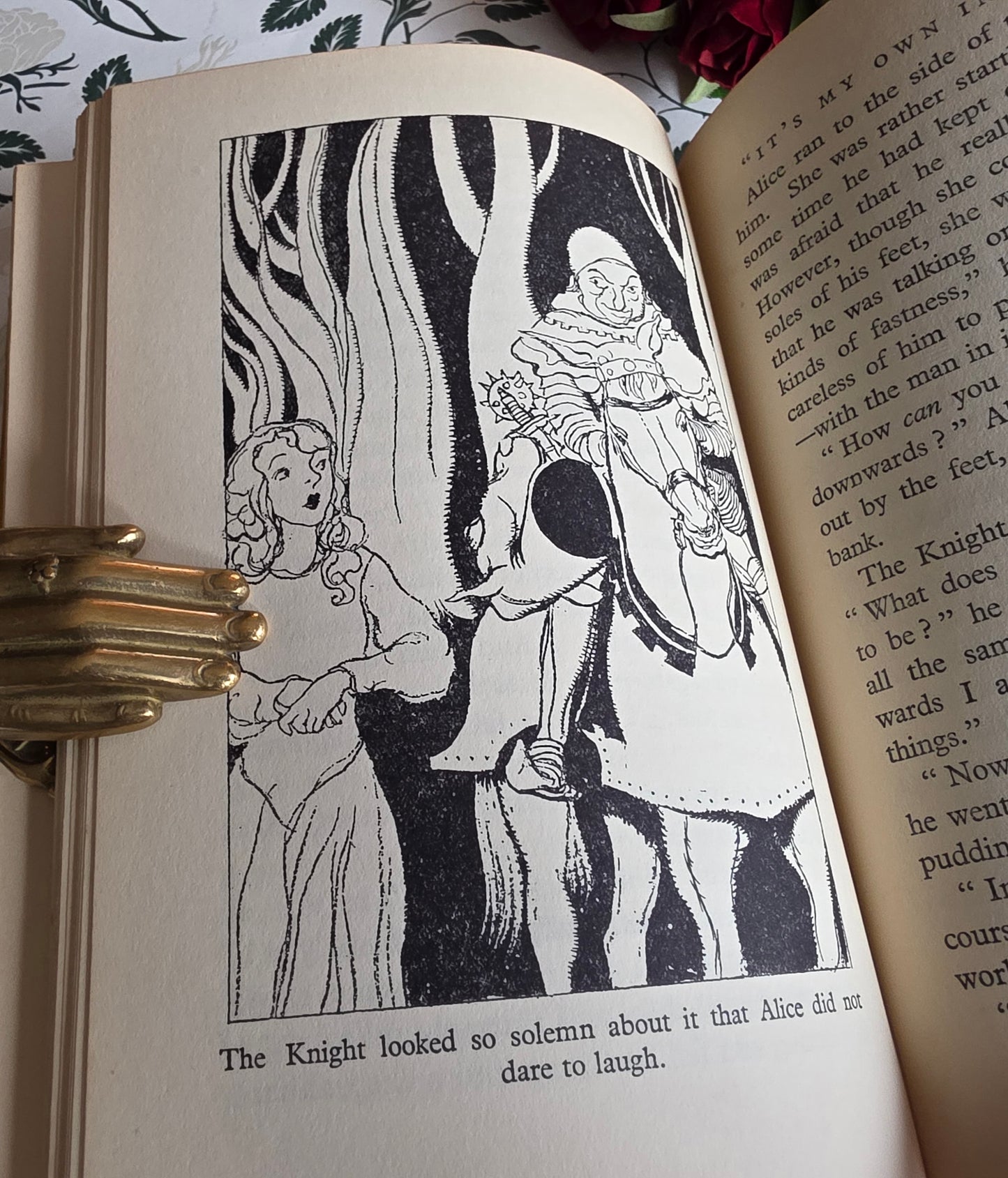 1930s Alice's Adventures in Wonderland & Through the Looking-Glass - Illustrated Vintage Book