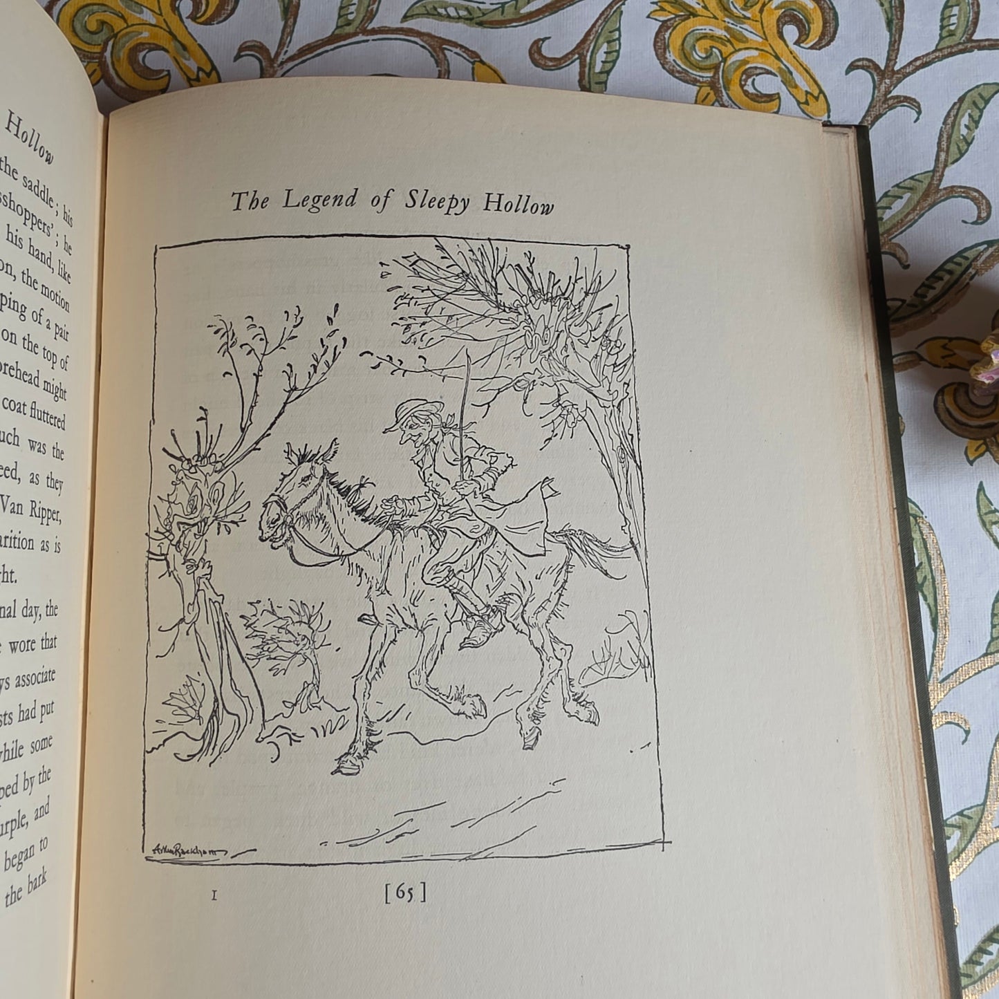 1928 The Legend of Sleepy Hollow by Washington Irving - Illustrated by Arthur Rackham