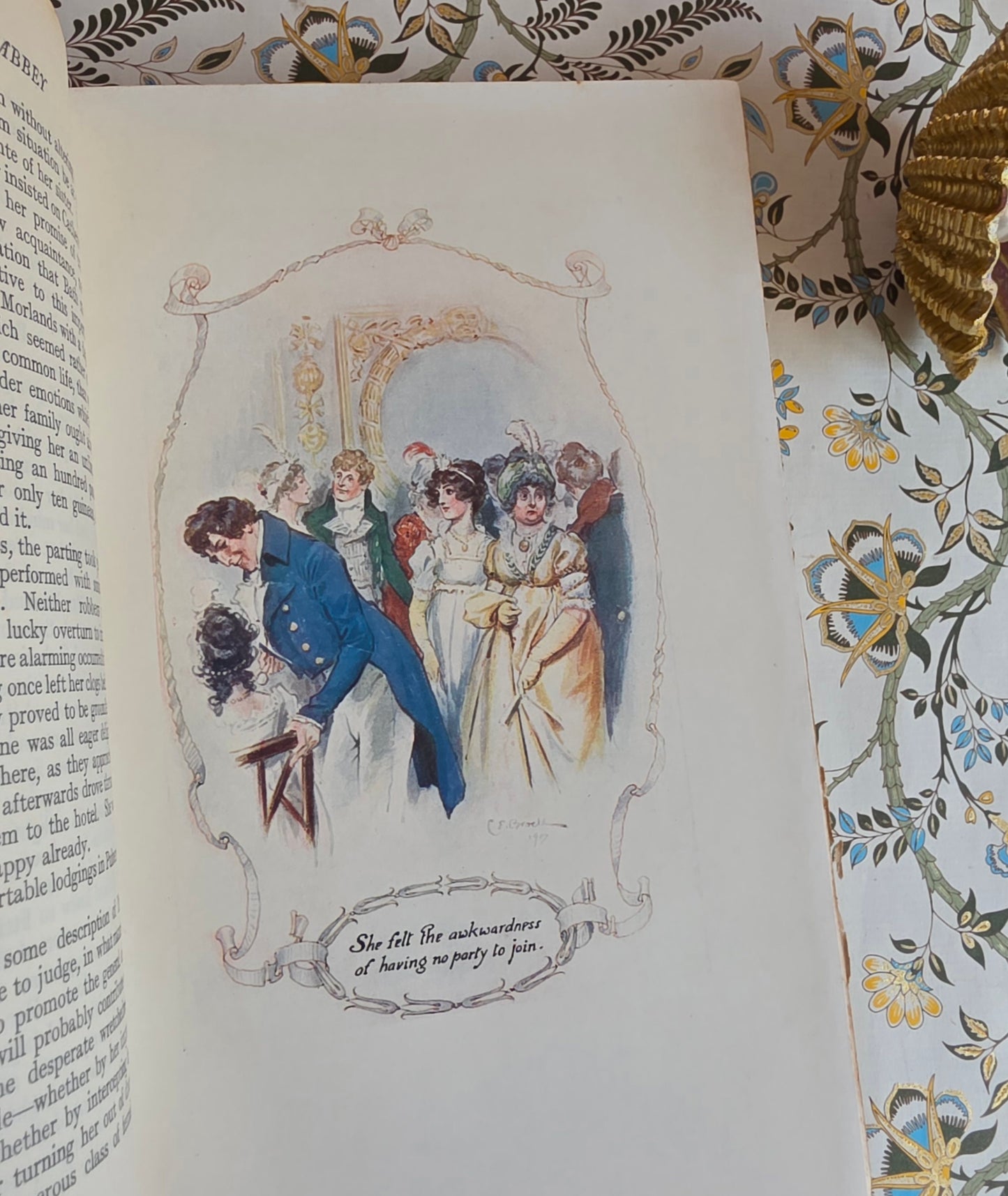 1907 Northanger Abbey by Jane Austen - Illustrated Antique Book