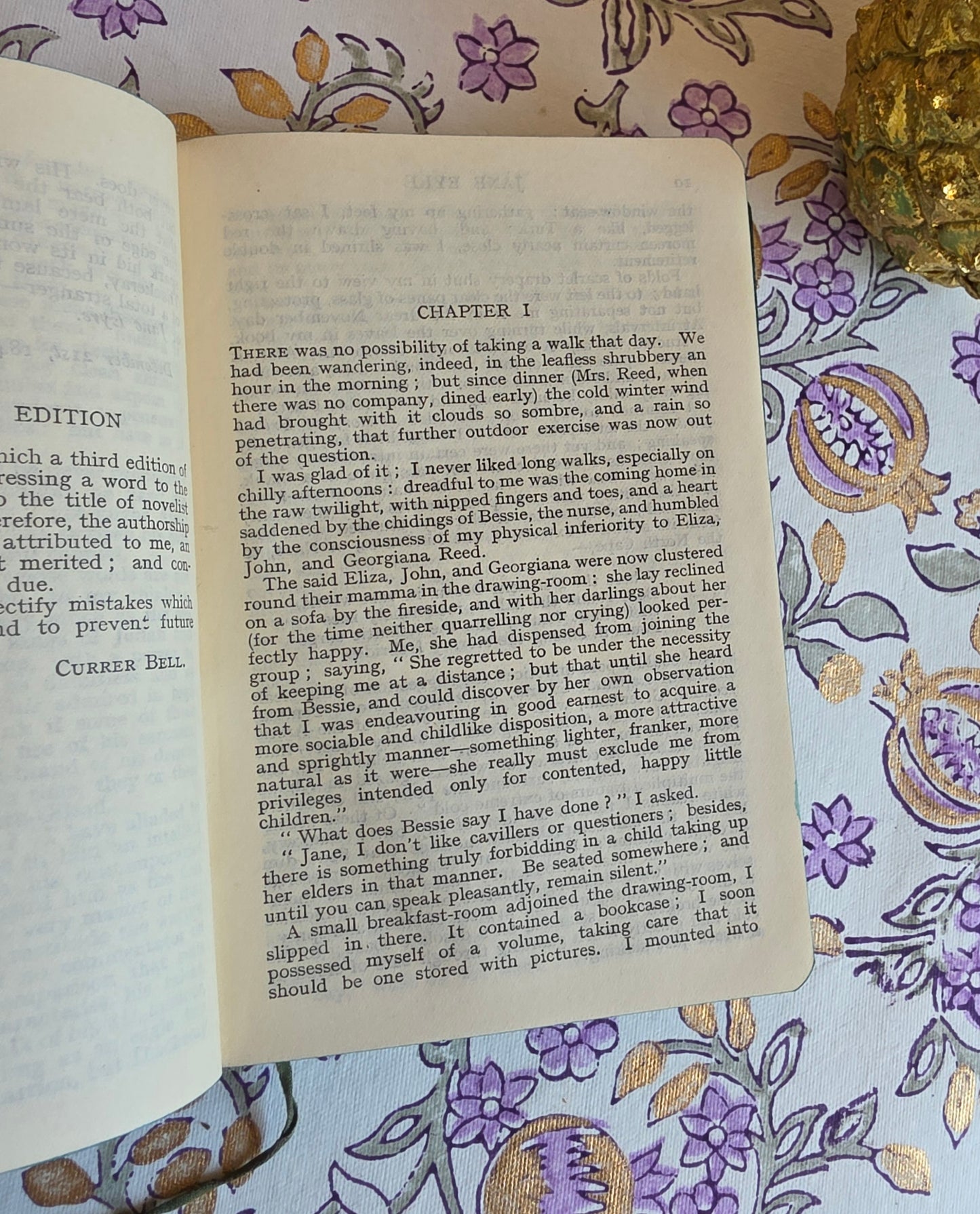 1940s Jane Eyre by Charlotte Bronte - Illustrated Vintage Book