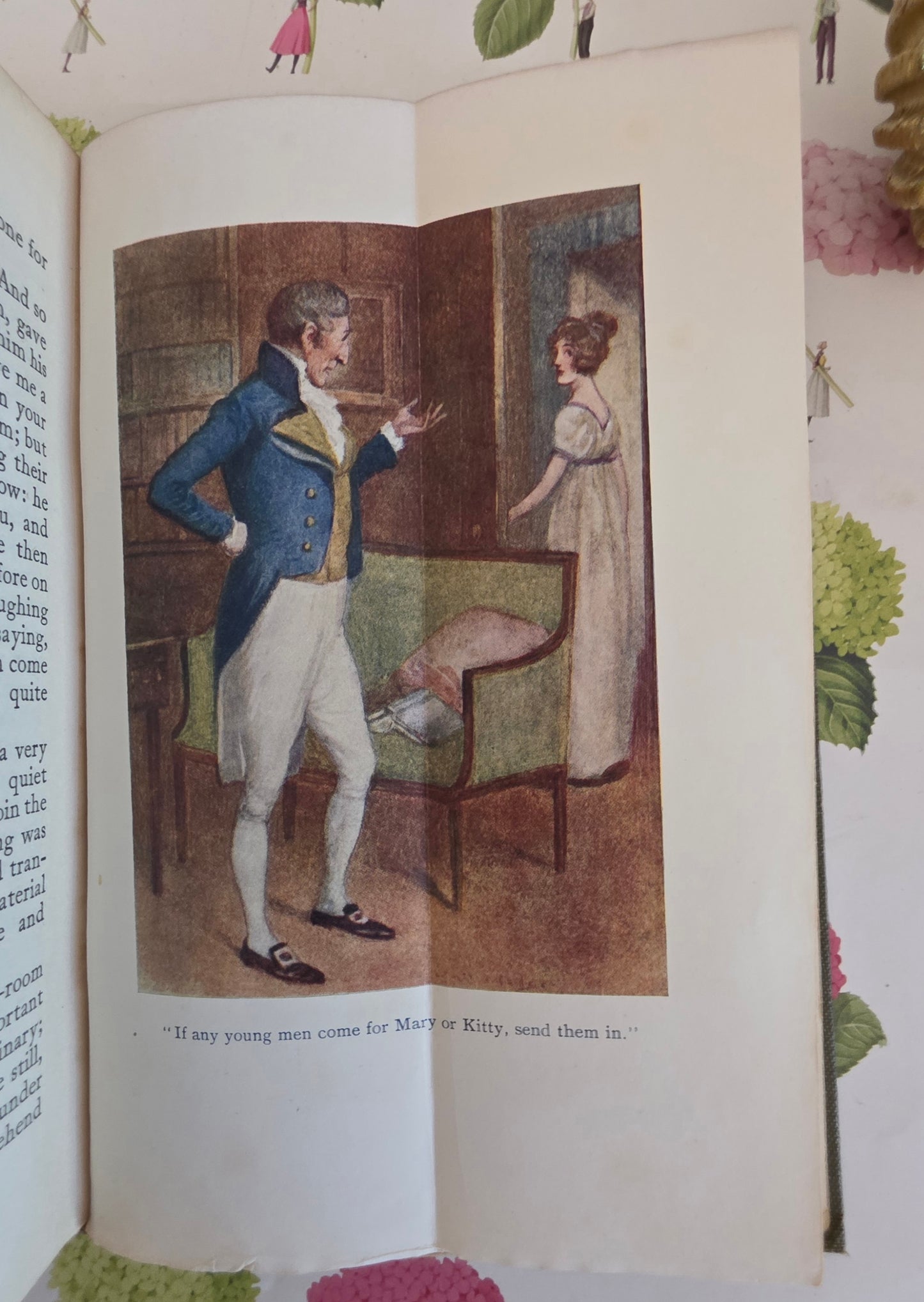 1908 Pride and Prejudice by Jane Austen: Illustrated Antique Book in Two Volumes - *Lacks 3 of the 20 Illustrations*