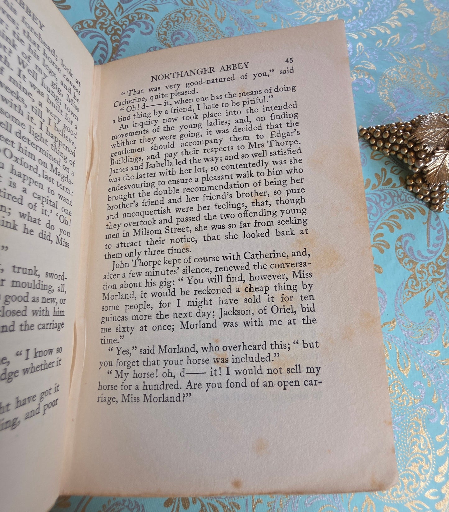 1910 Northanger Abbey by Jane Austen - Illustrated Antique Book
