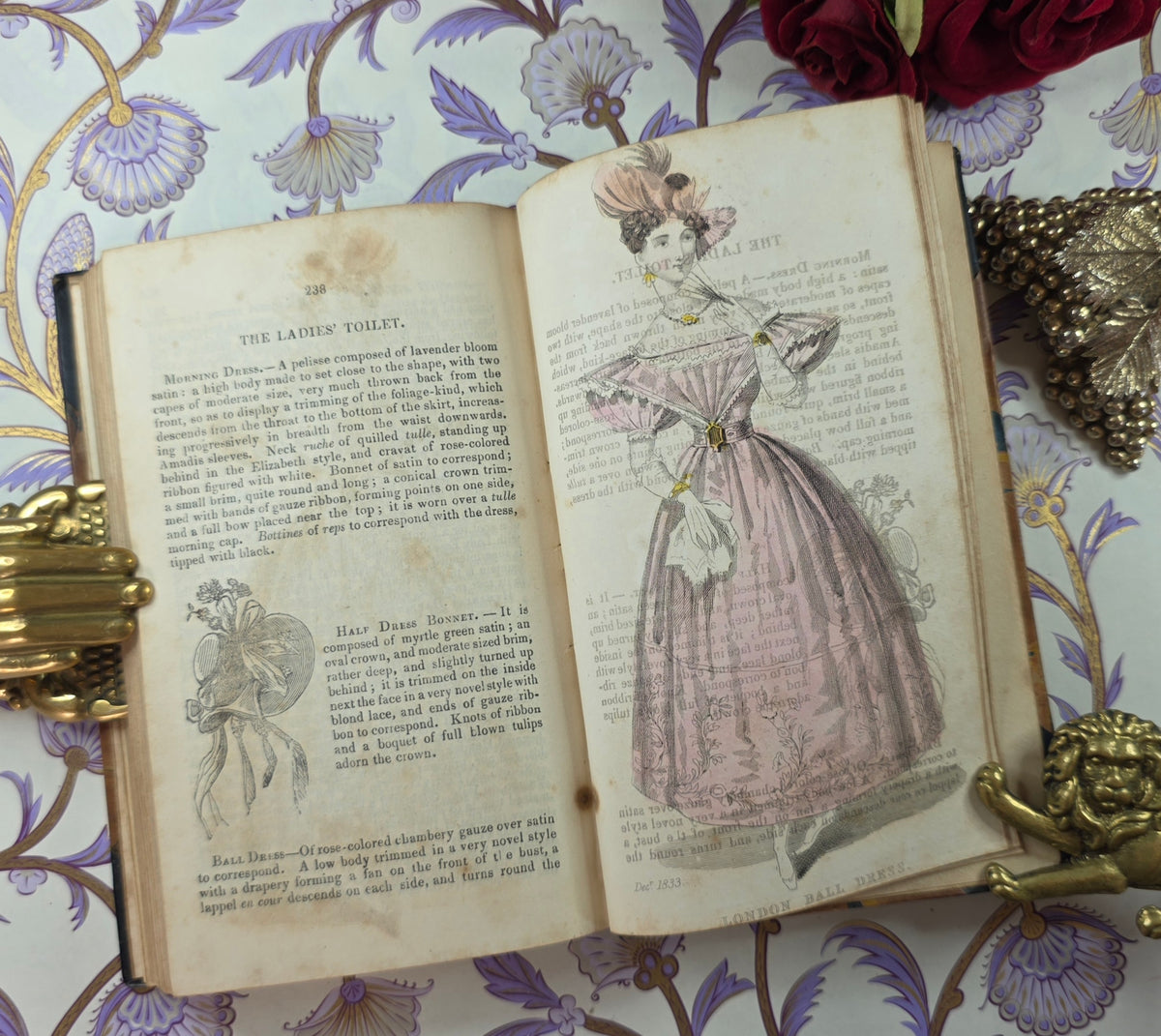 1833 The Ladies' Pocket Magazine Pt II - Illustrated Antique Book