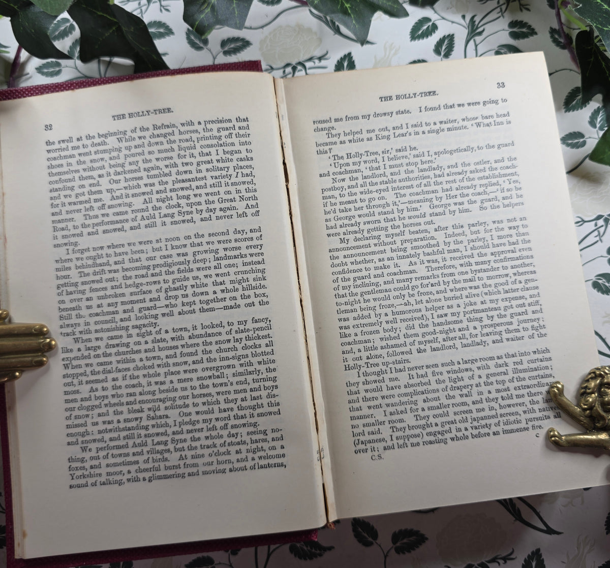 1930s Christmas Stories by Charles Dickens - Illustrated Antique Book - Short Stories So Does NOT Include the Longer Christmas Carol