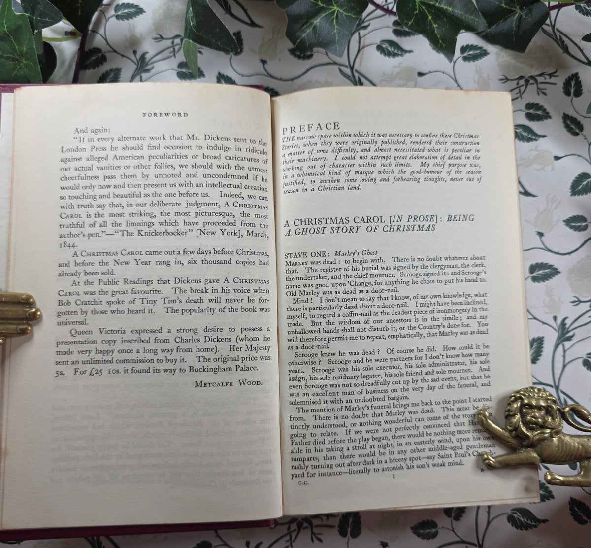 1930s Christmas Books etc. by Charles Dickens - Illustrated Vintage Book