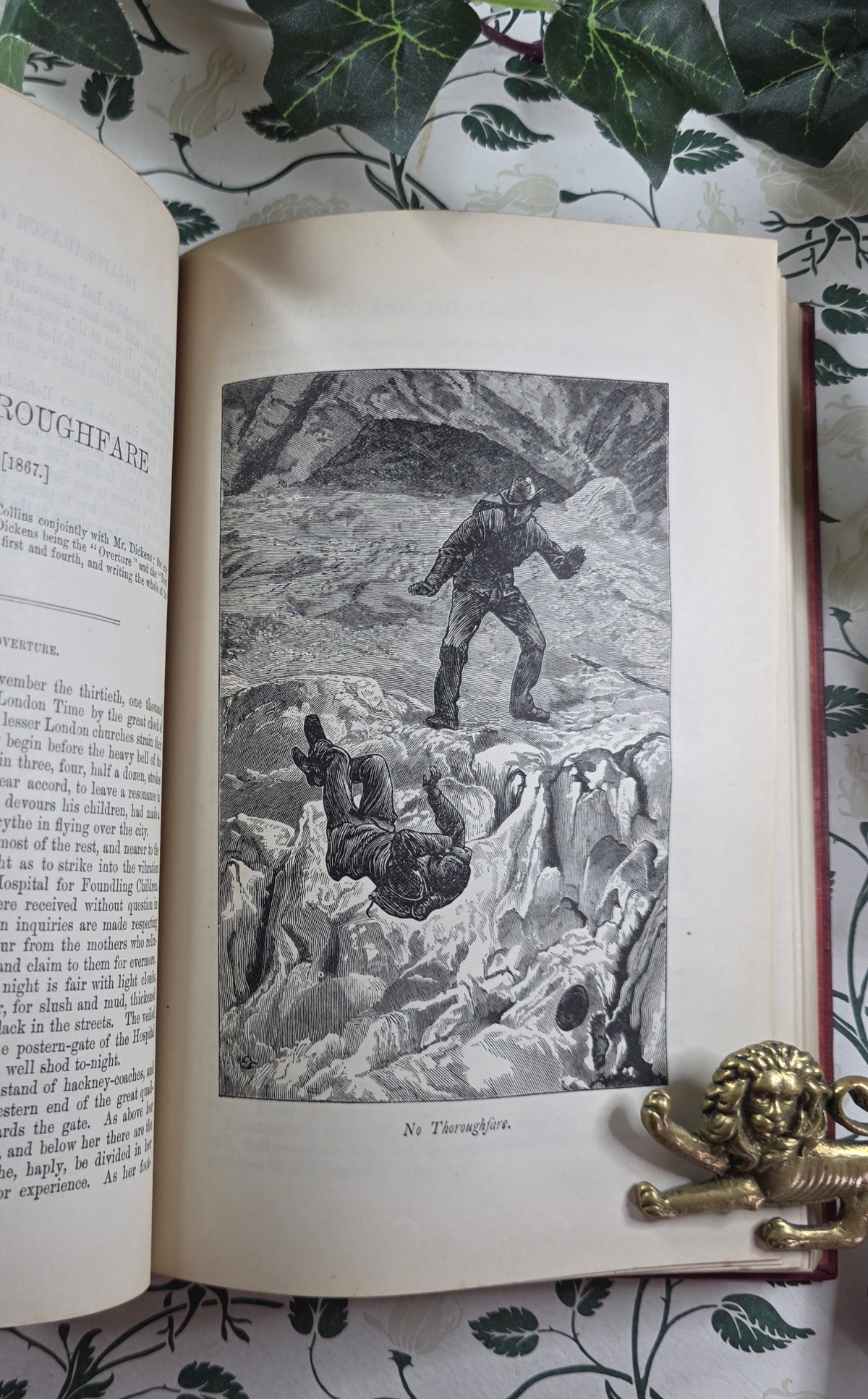 1906 Christmas Stories by Charles Dickens - Illustrated Antique Book - Short Stories Which Do NOT Include The Longer A Christmas Carol