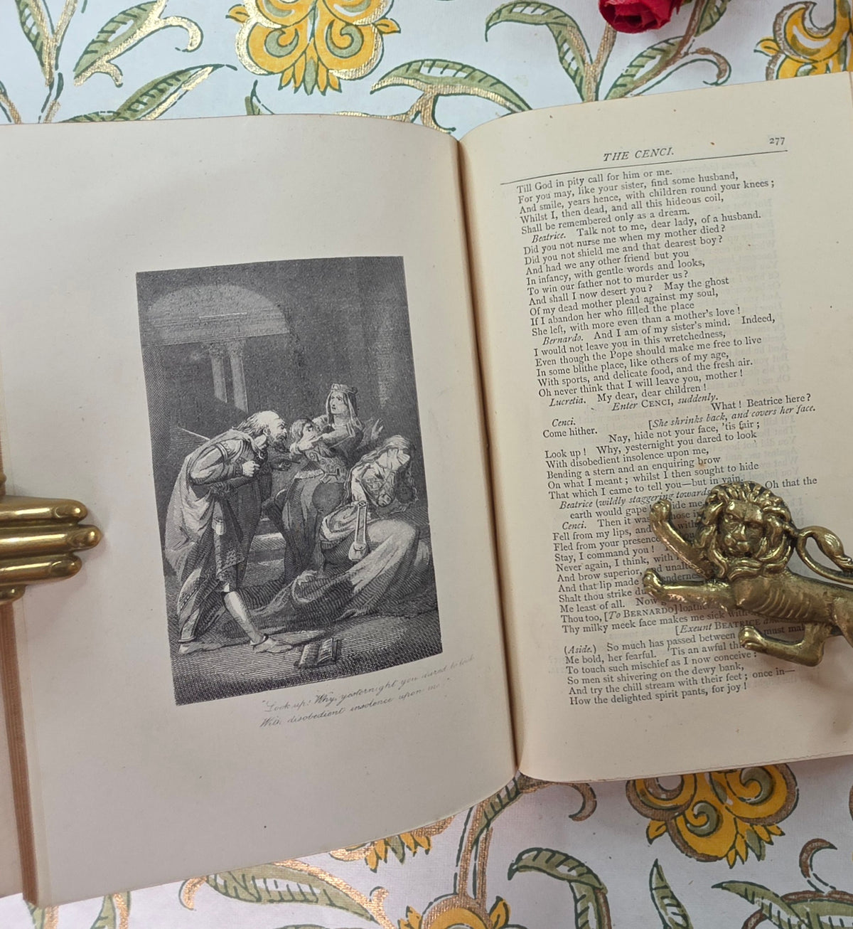 1870s The Poetical Works of Percy Bysshe Shelley - Illustrated Antique Book