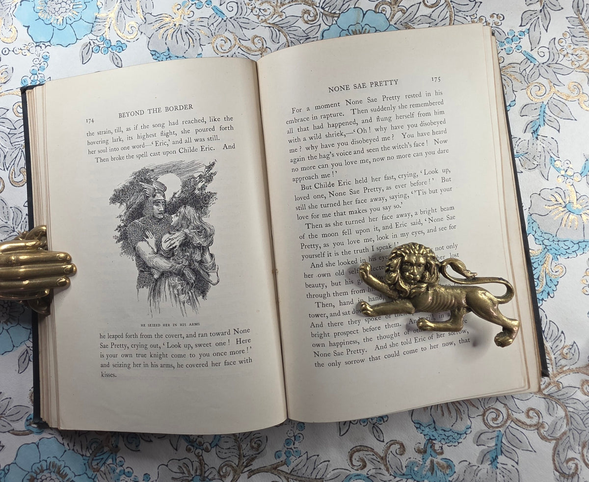 1898 Beyond the Border by Walter Douglas Campbell / Beautiful Boards / Richly Illustrated by Helen Stratton