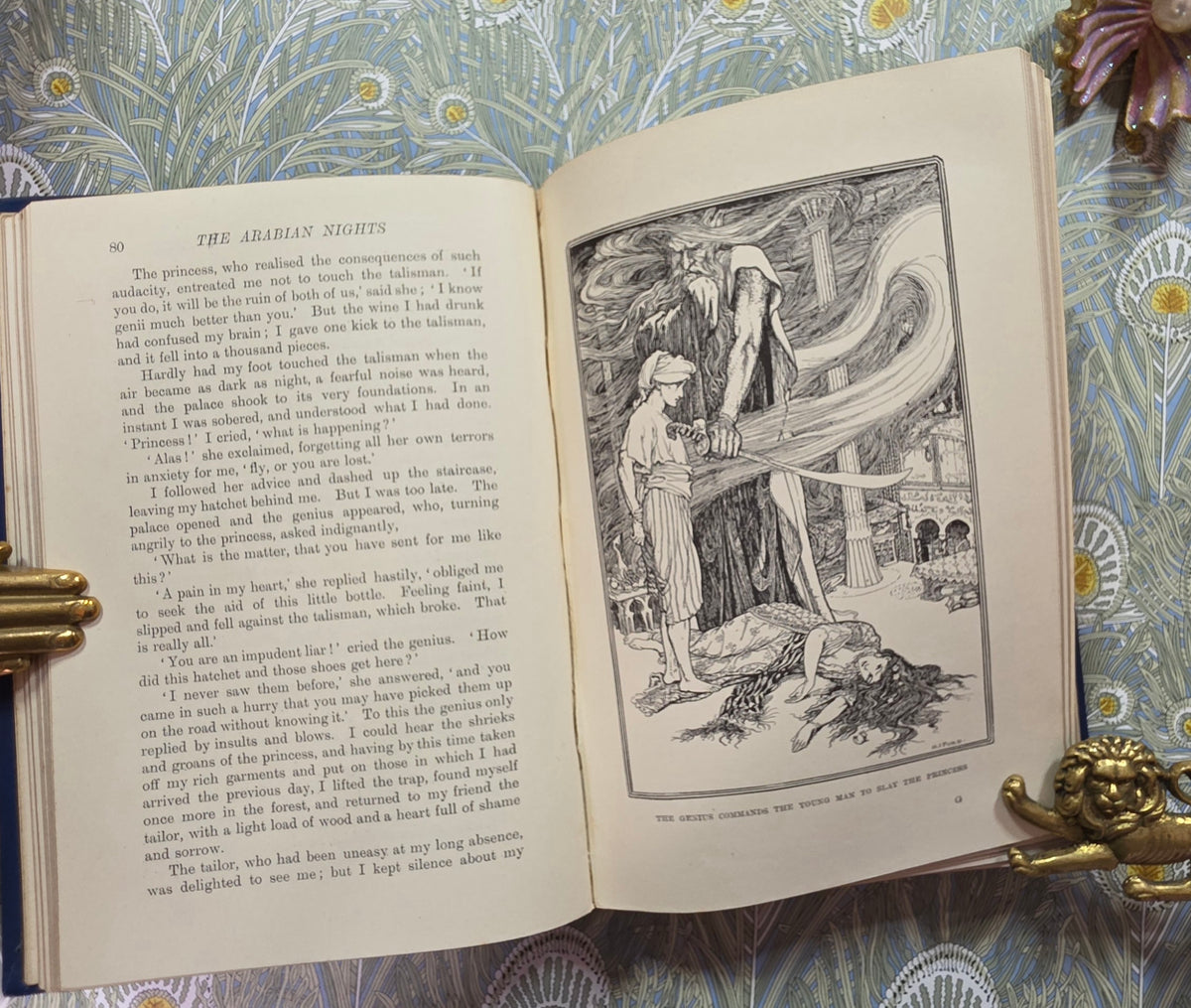 1898 The Arabian Nights Entertainments - Illustrated Antique Book