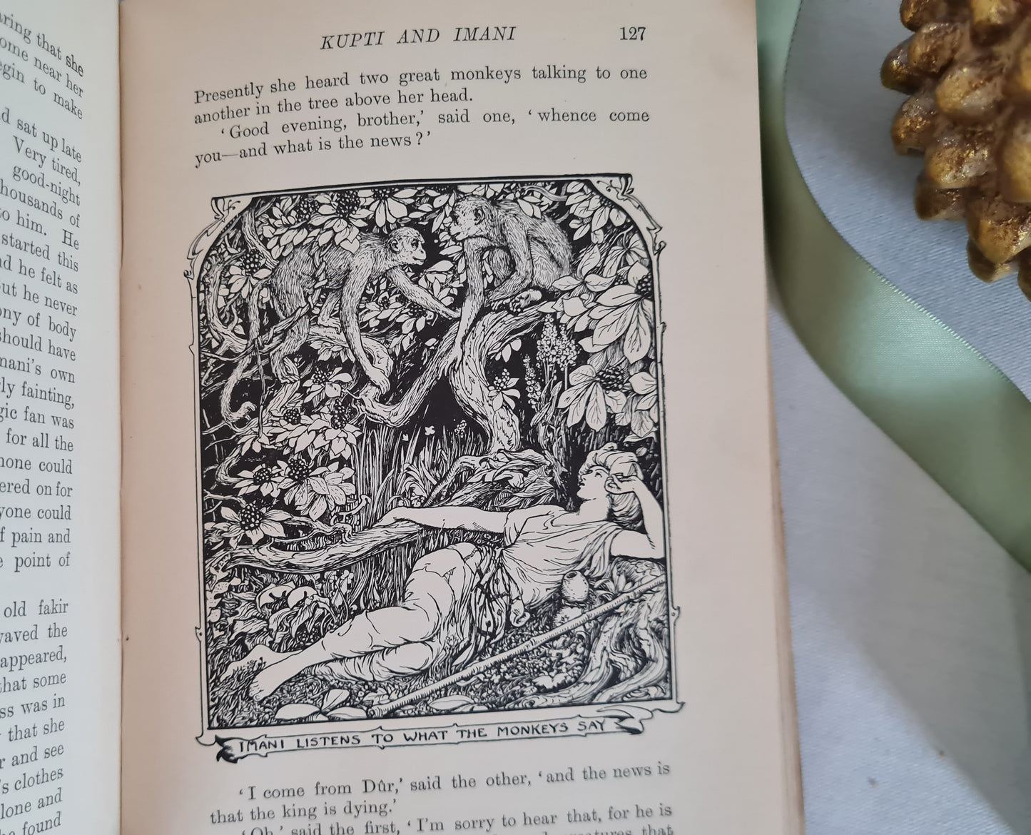 1907 The Olive Fairy Book Edited by Andrew Lang / FIRST EDITION / Beautiful Vintage Book of Fairy Tales / Numerous Illustrations / SCARCE
