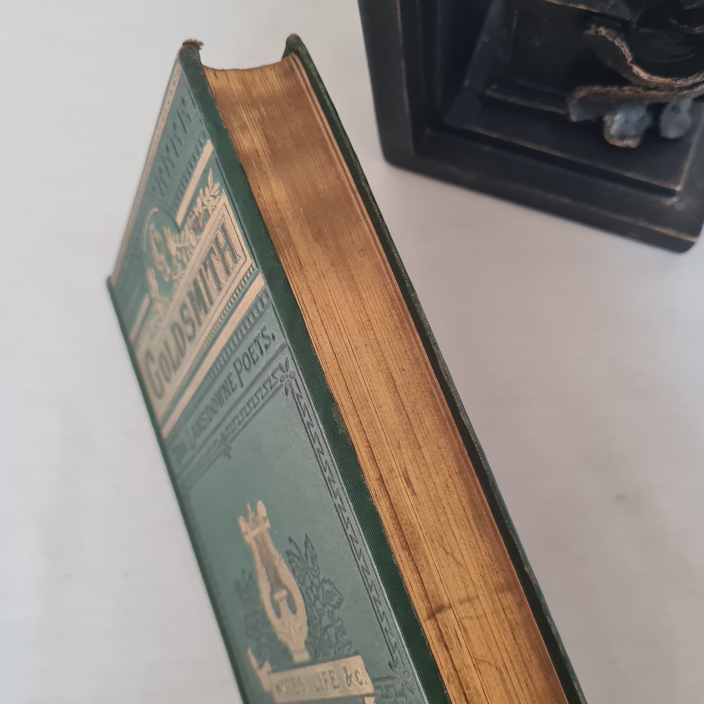 1887 The Poems and Plays of Oliver Goldsmith / Warne & Co. London / Lansdowne Poets / Beautifully Bound / In Good Condition / Illustrated