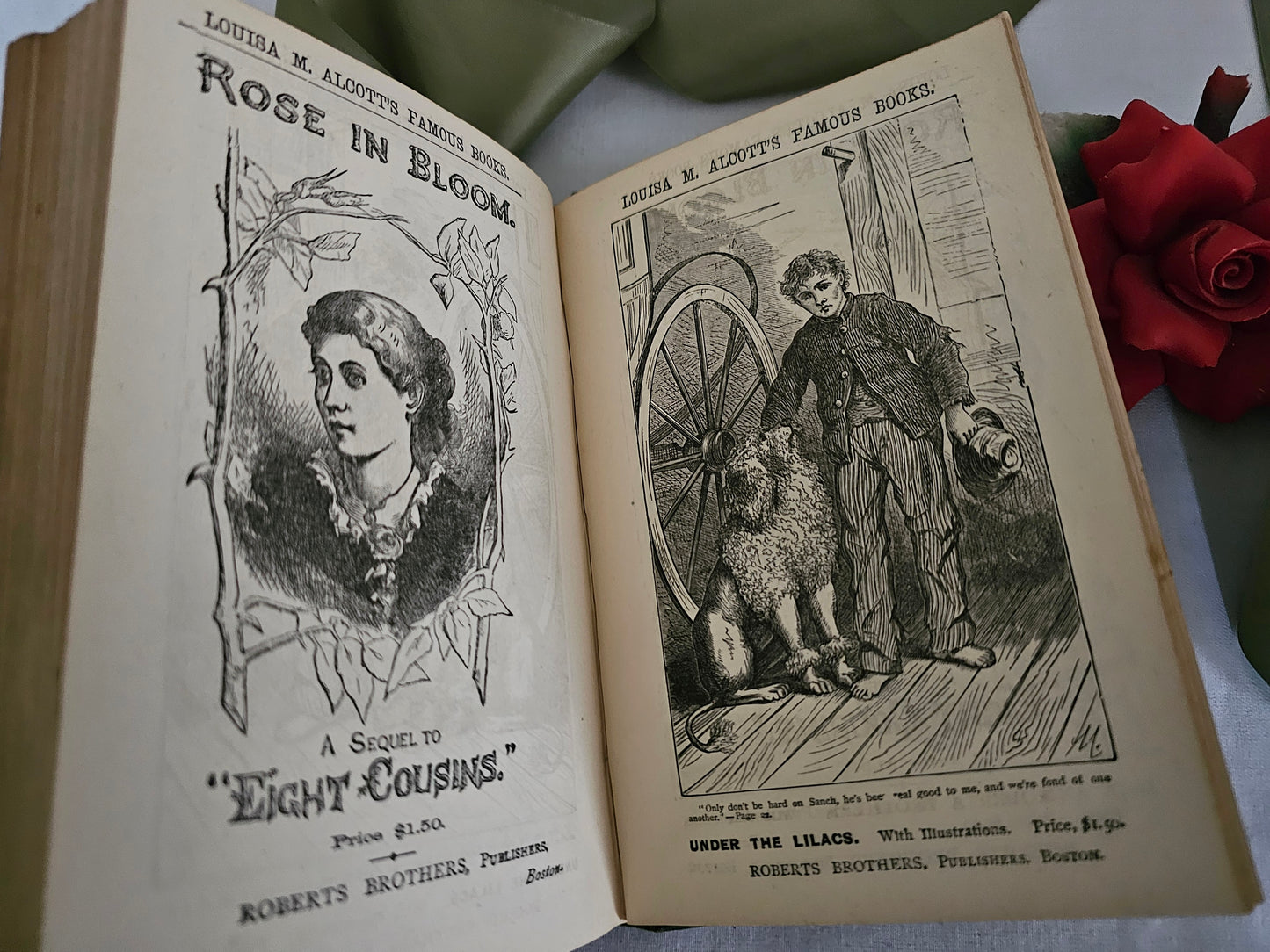 1888 Jo's Boys by Louisa May Alcott / Roberts Brothers, Boston / Very Early Edition, Just Two Years After the First Edition / Good Condition