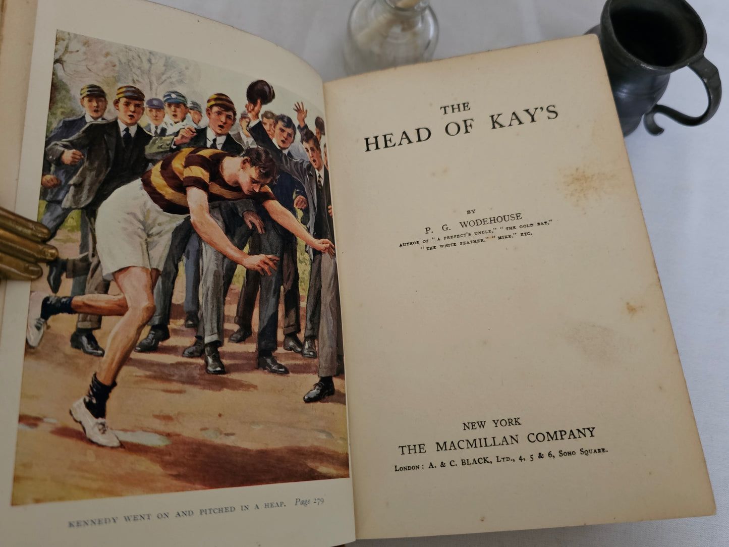 1922 1st US Edition The Head of Kay's by P.G.Wodehouse / Macmillan Co., New York / Good Condition / Scarce Possibly One of 15-20 Copies Only