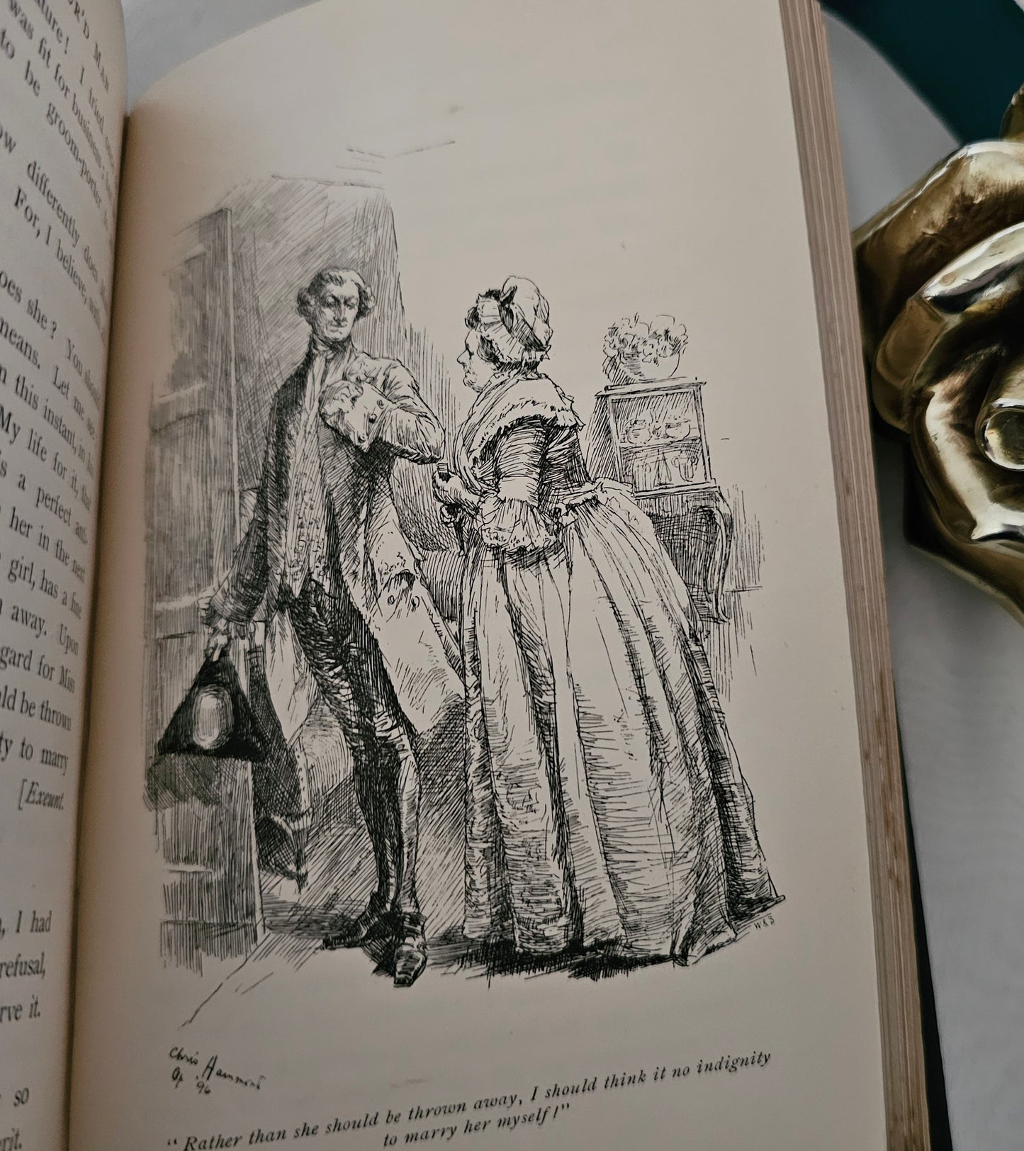 1896 The Comedies of Oliver Goldsmith / George Allen, London / Richly Illustrated / Gilt Edged Pages / In Very Good Condition