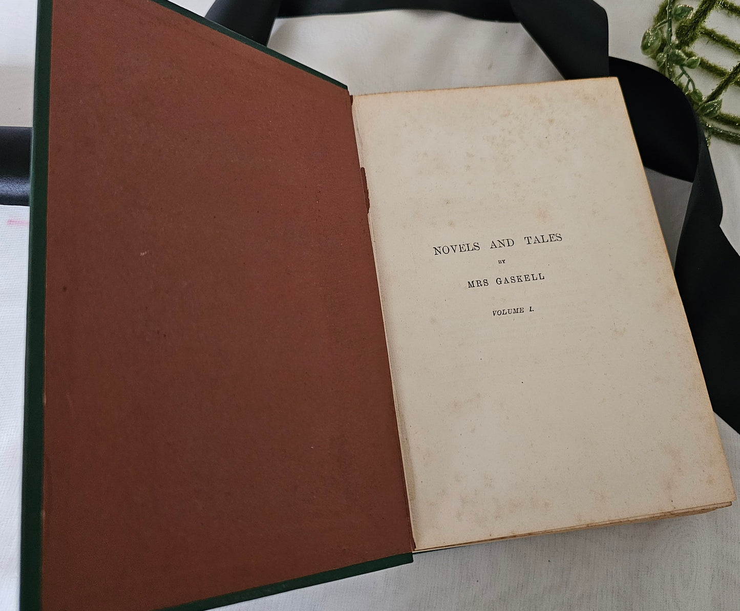 1899 Wives and Daughters by Elizabeth Gaskell / Smith, Elder & Co., London / Four Illustrations / Scarce Antique Edition / 125 Years Old