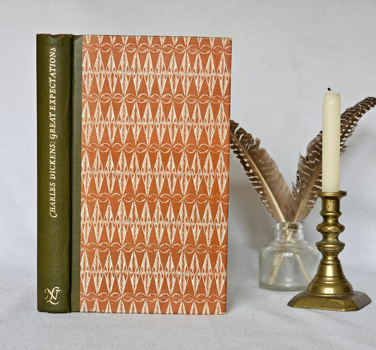 1947 Great Expectations by Charles Dickens / The Novel Library, Hamish Hamilton of London / Lovely Decorative Boards / Excellent Condition