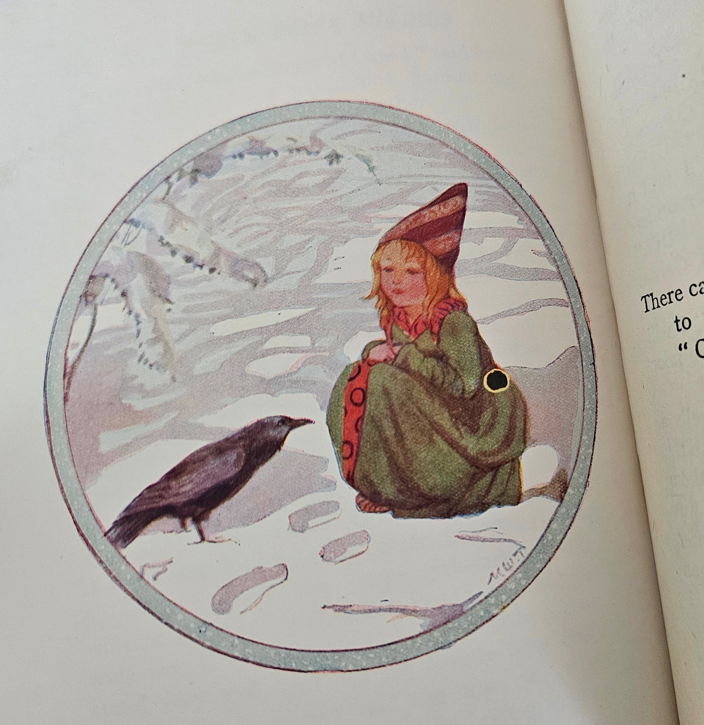 1917 Hans Andersen's Fairy Stories / 48 Colour Plates by Margaret Tarrant / Good Condition / Little Mermaid, Snow Queen, Ugly Duckling etc.