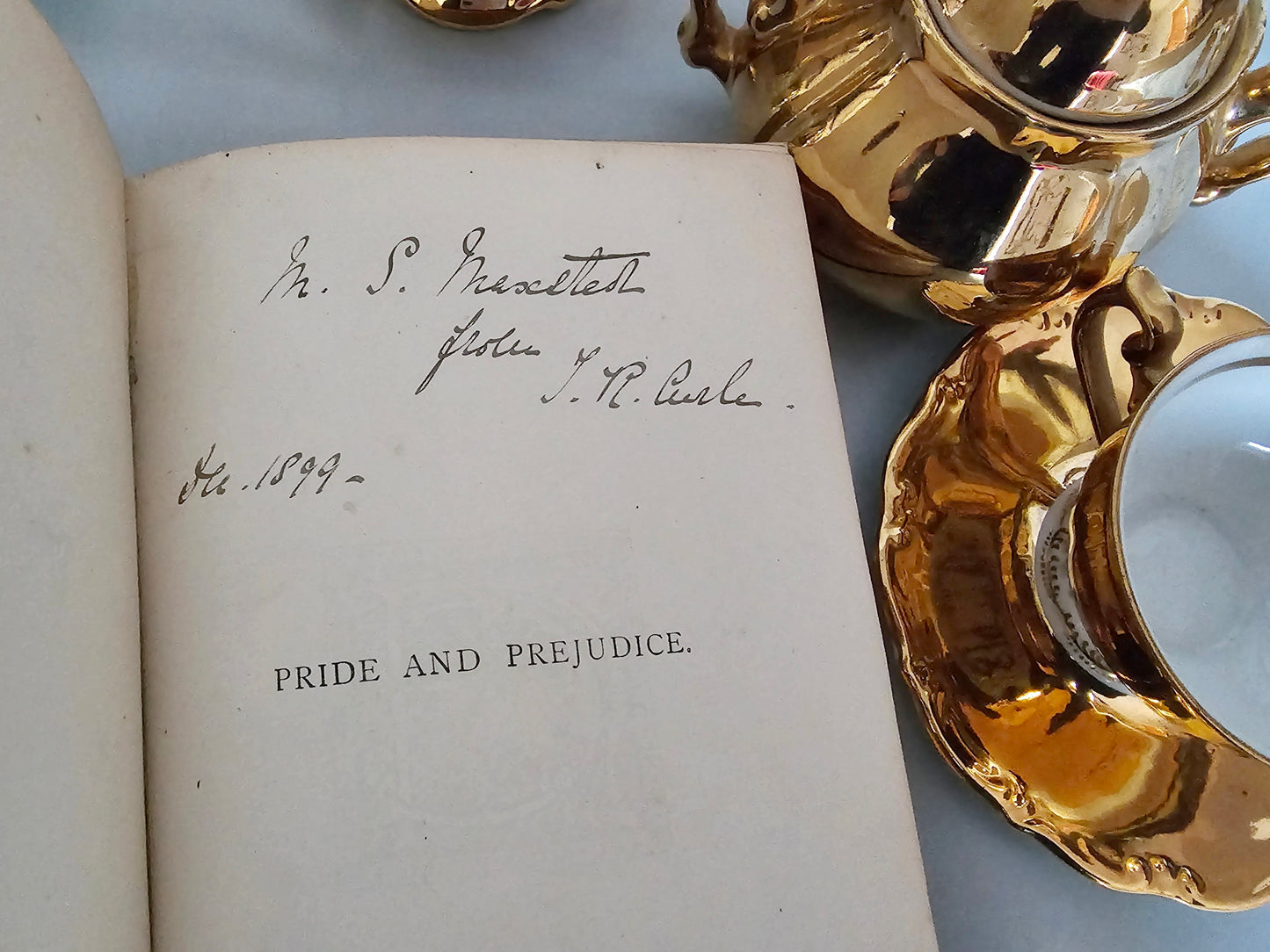 1895 Pride and Prejudice by Jane Austen / The Peacock Edition / George Allen, London / REBACKED - In Good Condition / Illustrated by Hugh Thomson