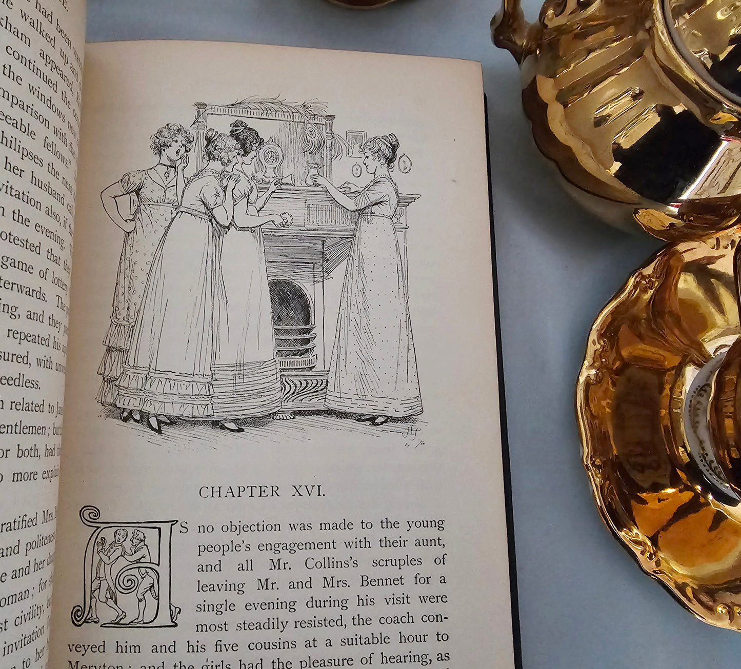 1895 Pride and Prejudice by Jane Austen / The Peacock Edition / George Allen, London / REBACKED - In Good Condition / Illustrated by Hugh Thomson