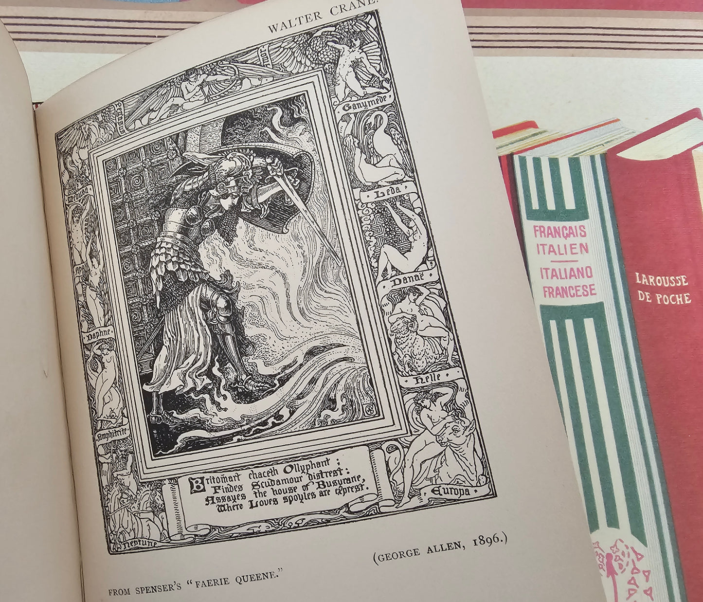 1896 Of the Decorative Illustration of Books Old and New by Walter Crane / George Bell & Sons, London / Richly Illustrated / Fine Binding