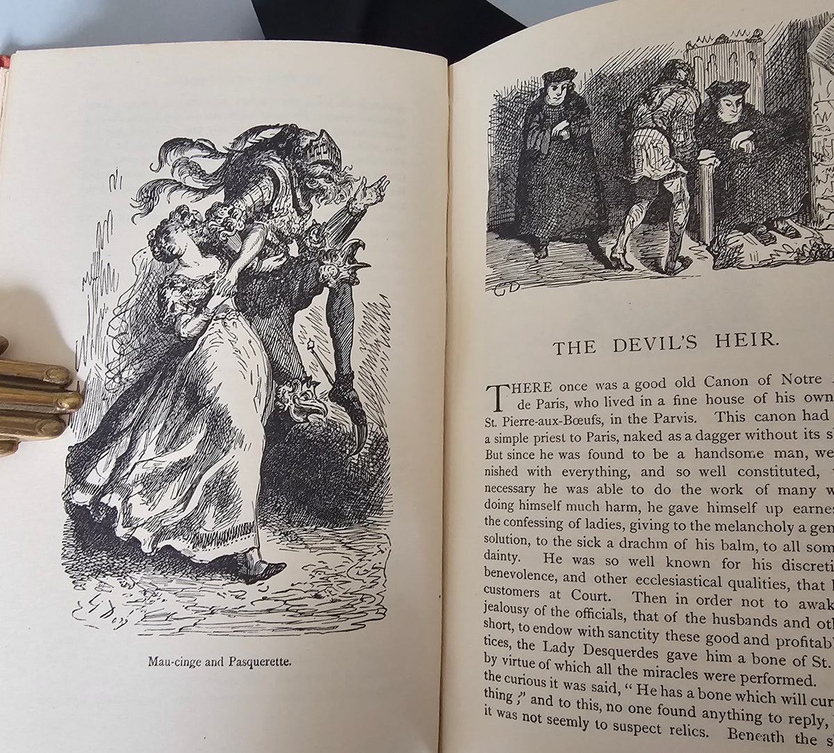 Balzac's Droll Stories Collected From the Abbeys of Touraine- 1950s Reprint of 1874 Edition