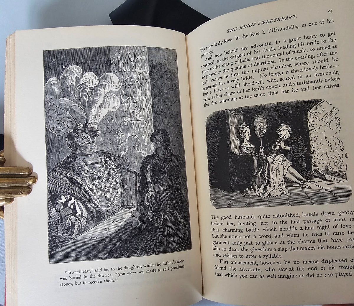 Balzac's Droll Stories Collected From the Abbeys of Touraine- 1950s Reprint of 1874 Edition
